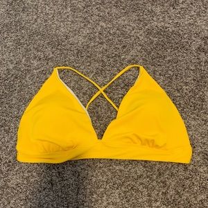 Yellow Bikini Top